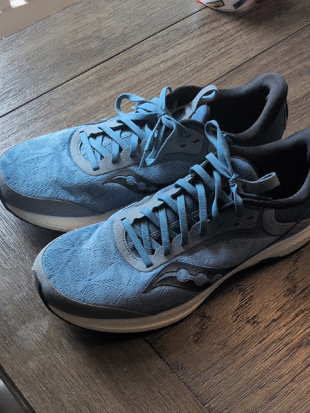 Saucony Freedom 5 Men's Blue and Gray Running Sneakers